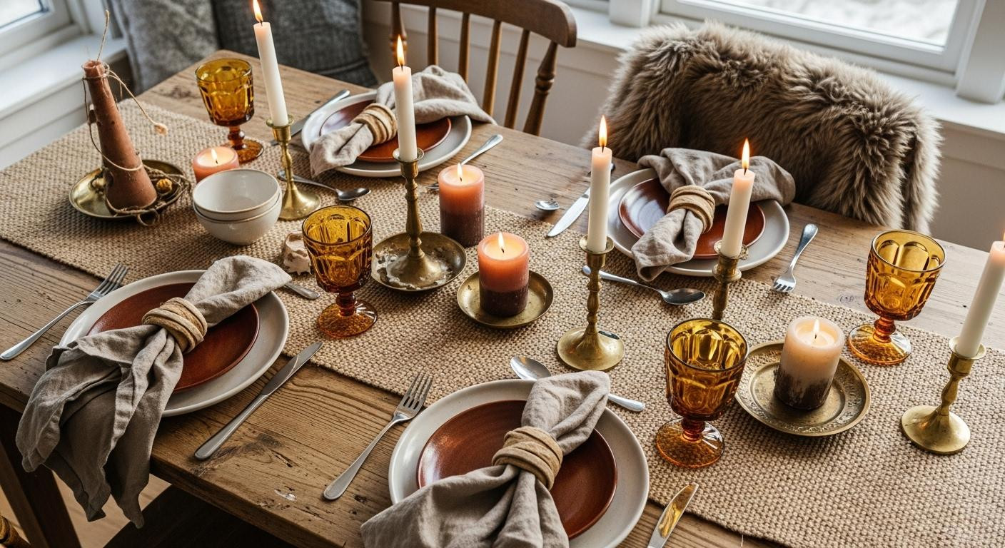 The 3-layer winter tablescape blowing up Pinterest and the $300 formula