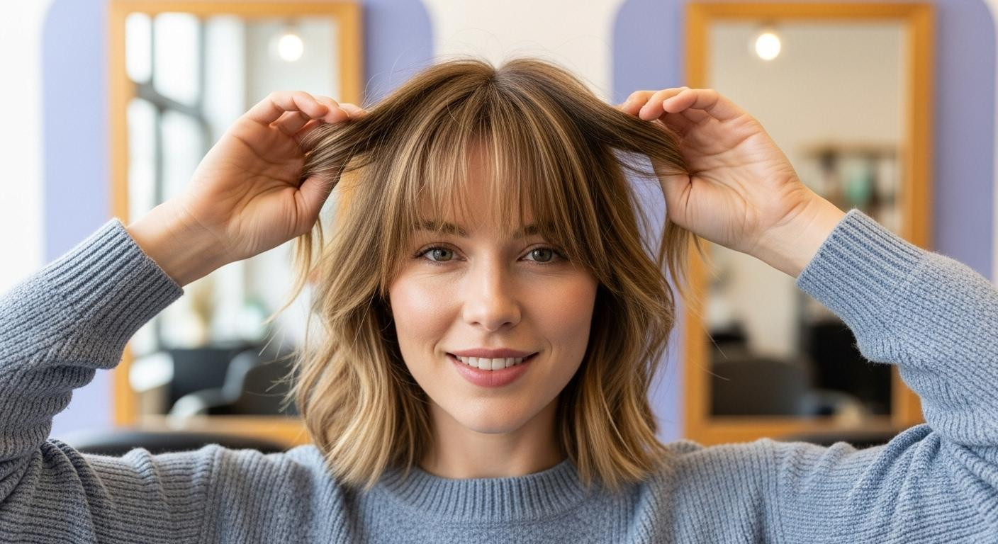 Why 4.7M posts prove curtain bangs work on every length from bobs to waist