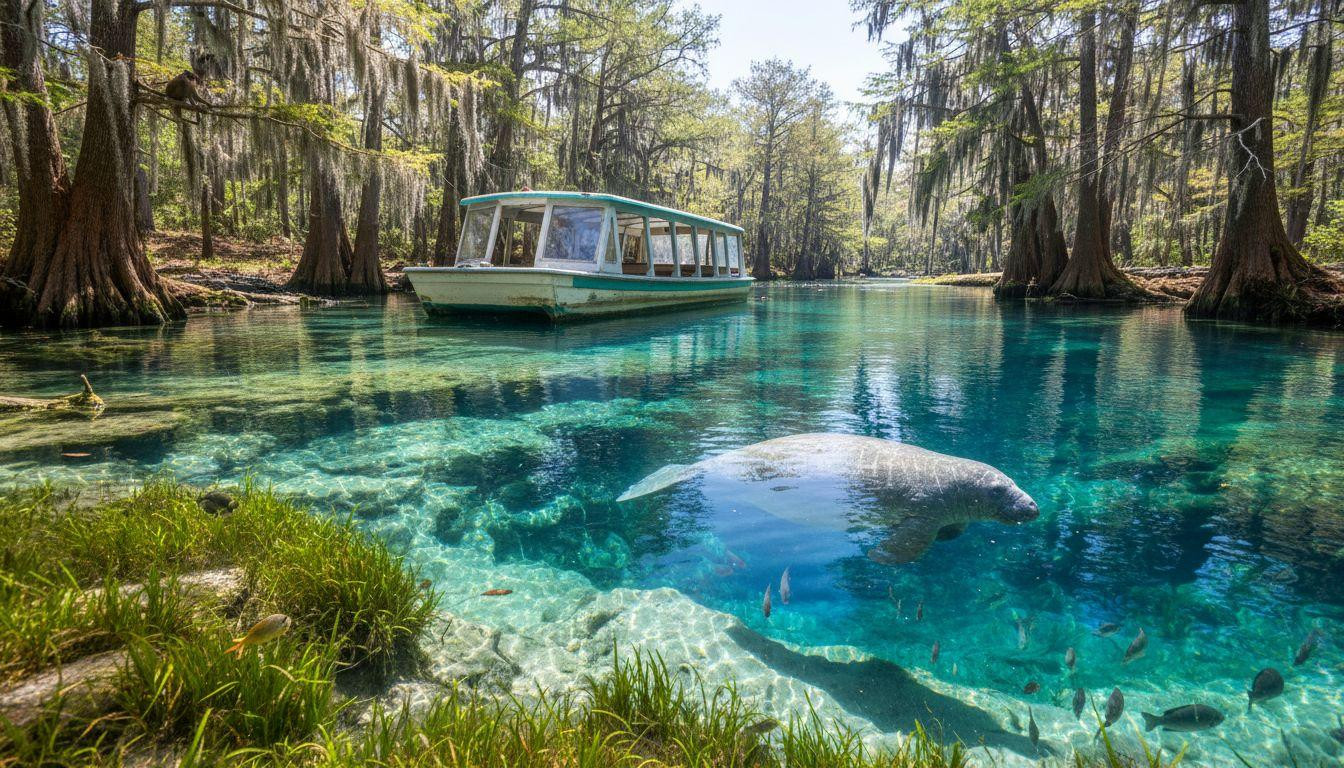 10 Florida springs where glass-bottom boats reveal manatees for