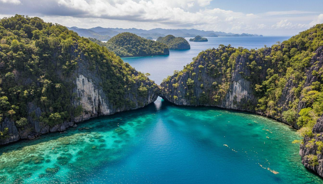 6 lagoons where kayaks squeeze through cave gaps into turquoise silence