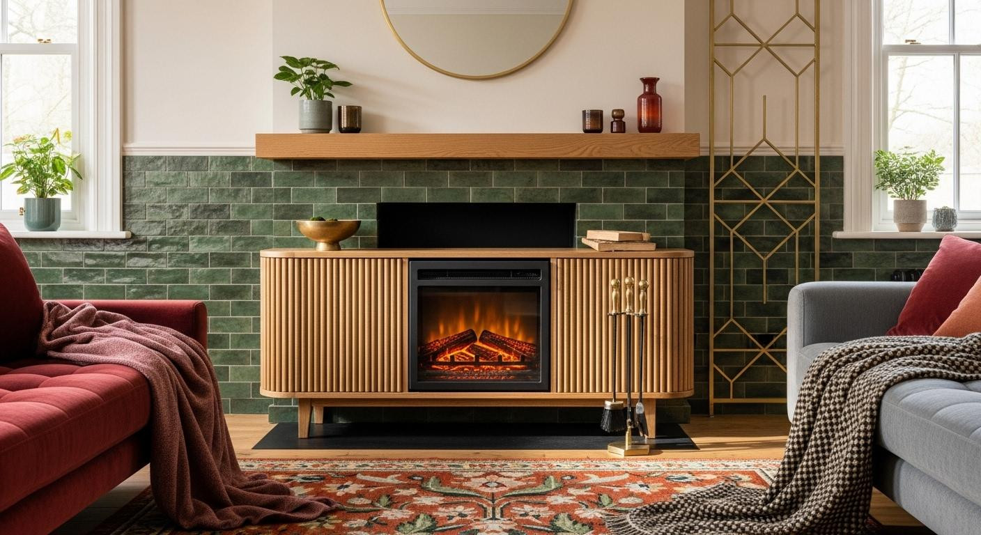 The 0 fireplace trend that made 2.8M people ditch beige mantels