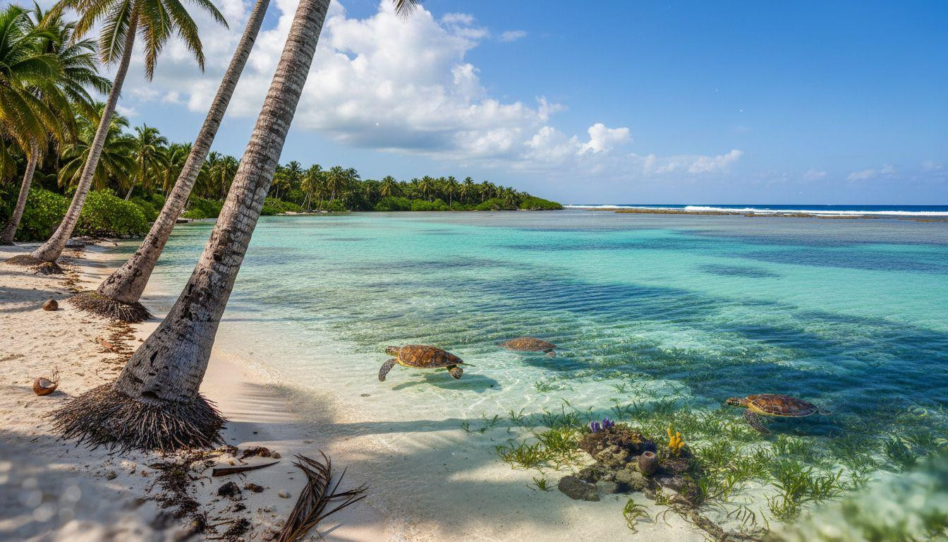 This Mexican lagoon keeps sea turtles surfacing in 79°F turquoise calm
