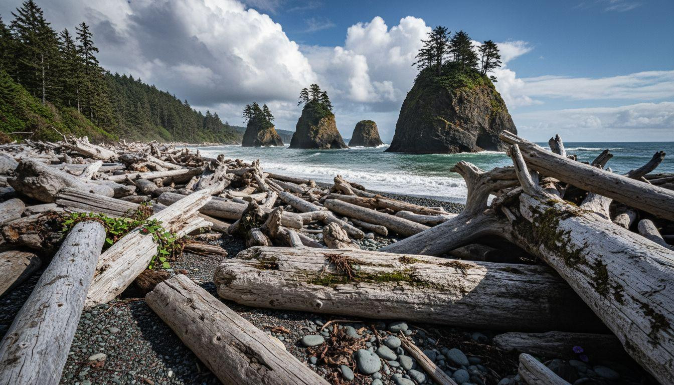 Better than Big Sur where lodging costs 0 and Olympic keeps wild Pacific beaches for 0