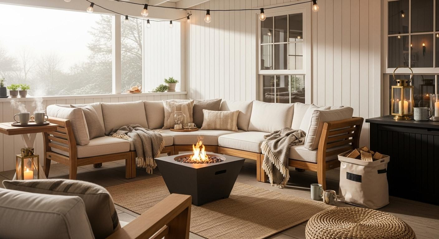 Designers say leaving patio furniture out all winter saves you ,000