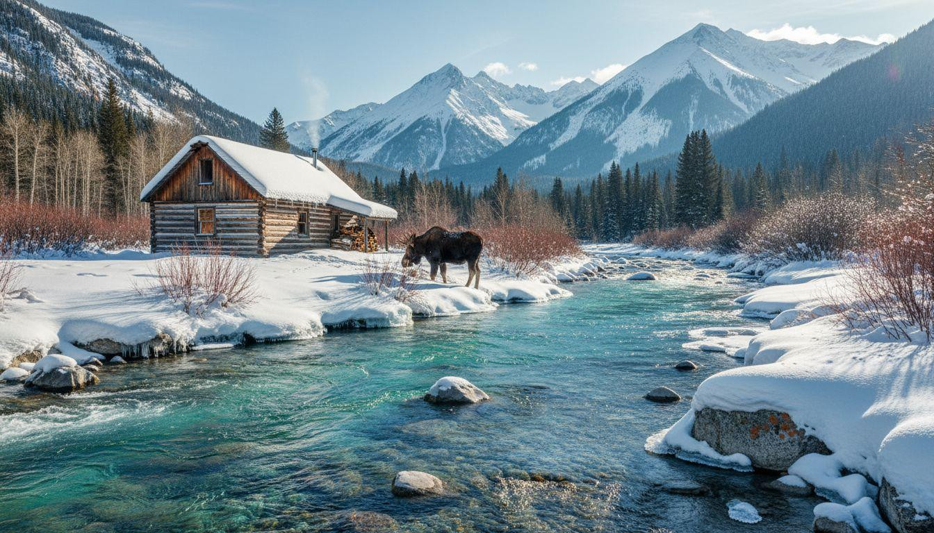 This Colorado valley hides turquoise rivers where moose graze 25 feet from cabin doors