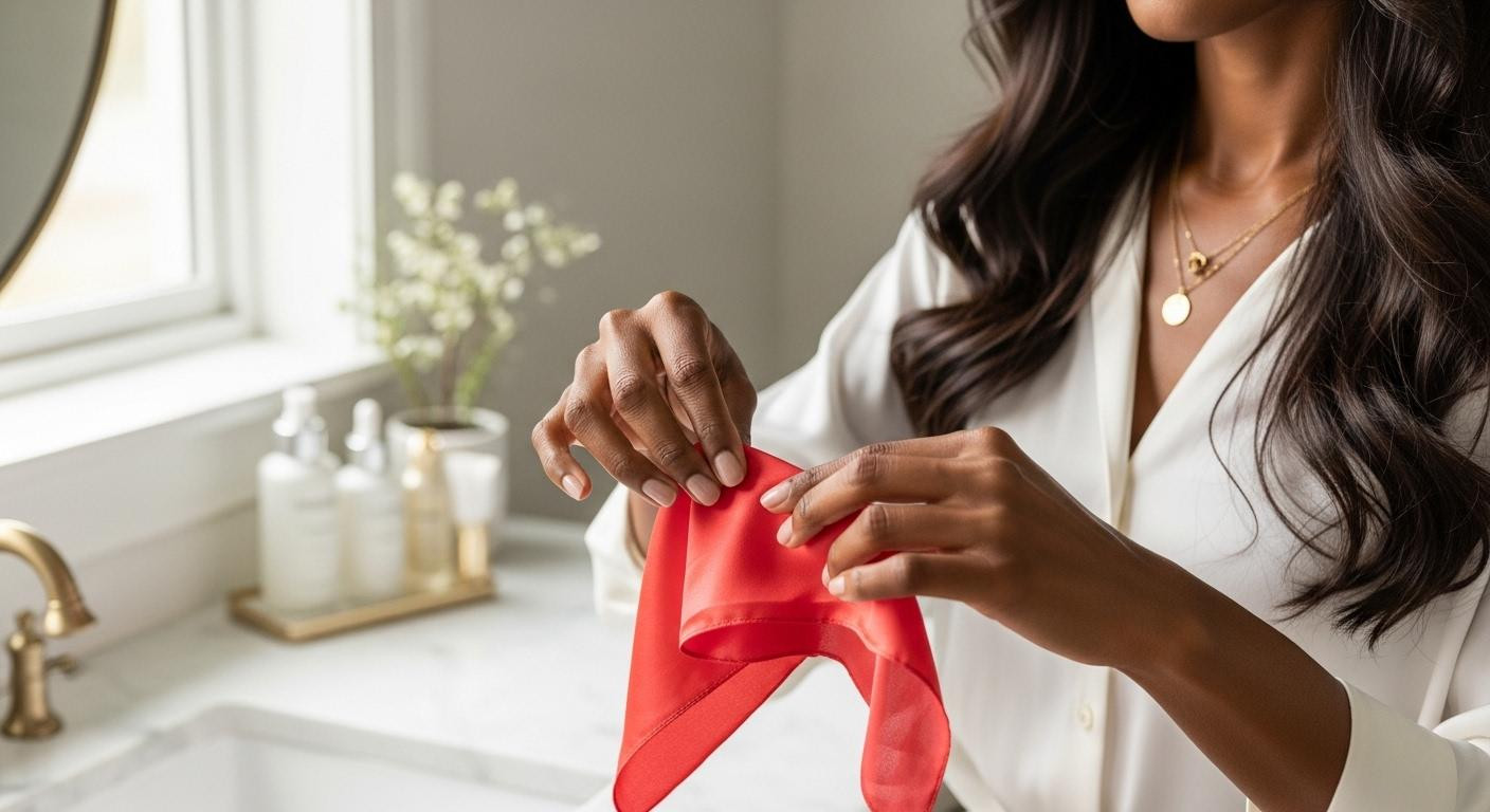 If you drape your scarf loosely, you miss 3 tension tricks Parisian stylists use