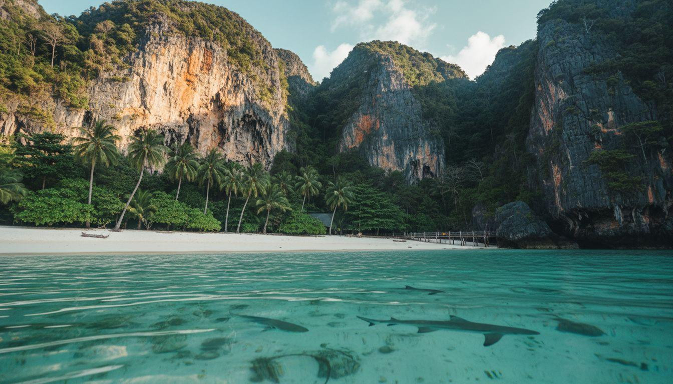 Better than Phuket where boats cost and Maya Bay keeps reef sharks for