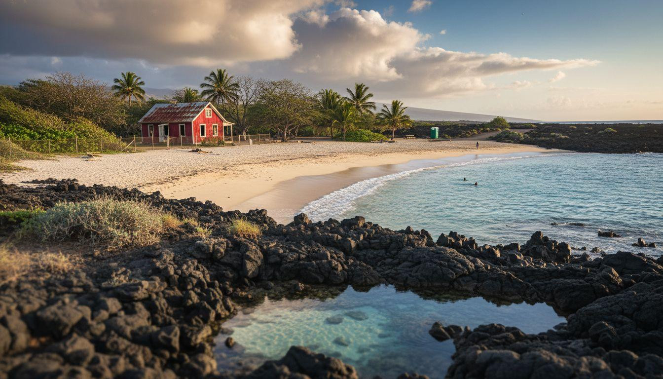 This Big Island beach hides behind a brutal lava road few rental cars survive