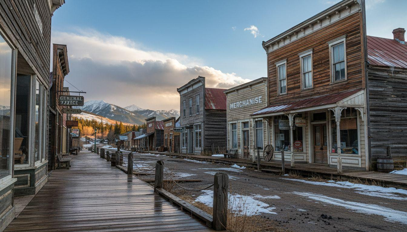 6 gold rush zones where wooden storefronts and steam trains keep 1860s Montana alive