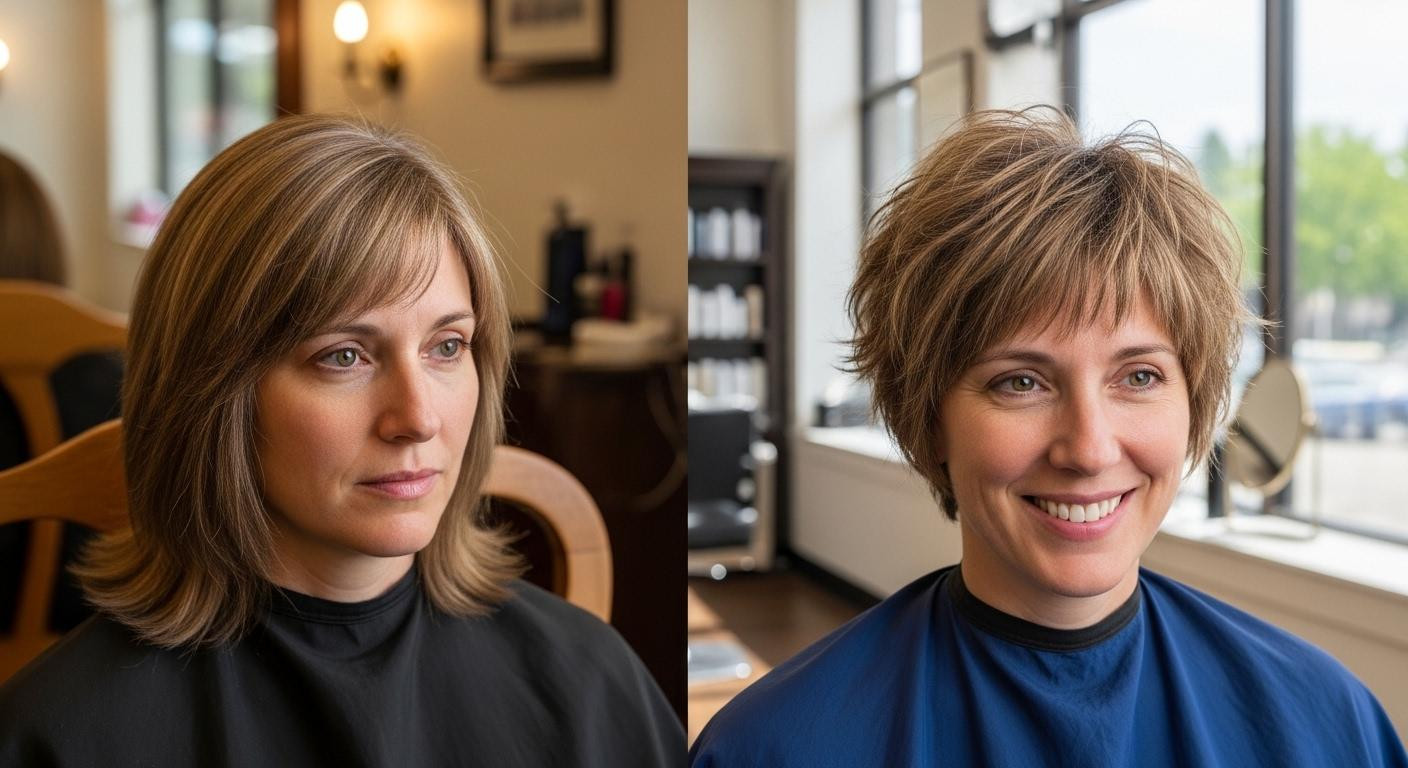 Your layers for thick hair trap is why pixies flatten by noon: this 3-cut shaggy system removes 30% bulk