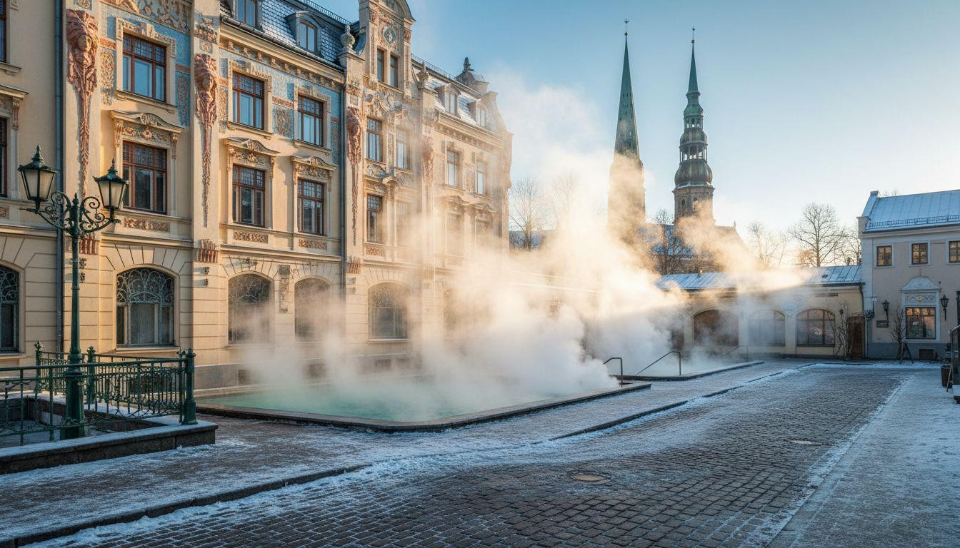 This European capital costs $27 a night where thermal steam rises through winter dawn