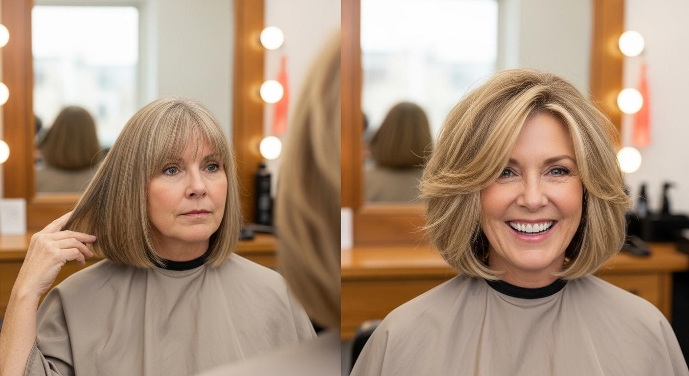 Neither blunt bobs nor feathered layers: this shattered texture cut adds 30% density to thin hair