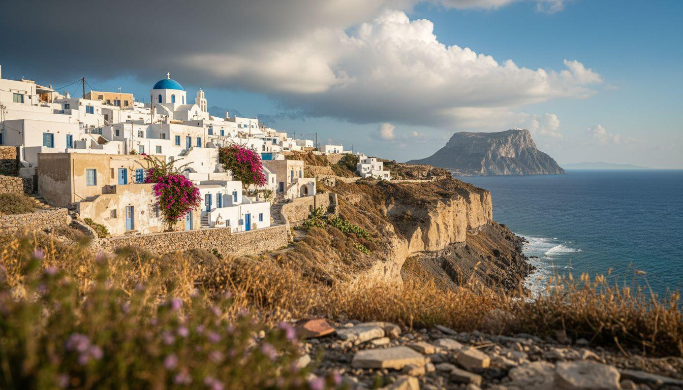 Forget Santorini where hotels cost $330 and Anafi keeps clifftop villages for $65