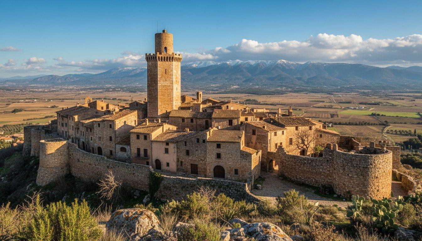 This Catalan village keeps 2,800 residents inside medieval walls 45 minutes from Girona