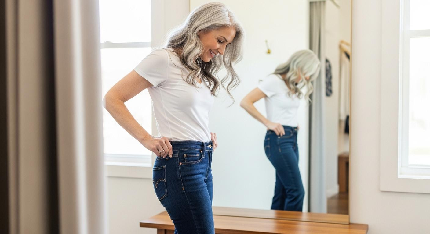 Women over 50 are ditching straight leg jeans for this flattering style