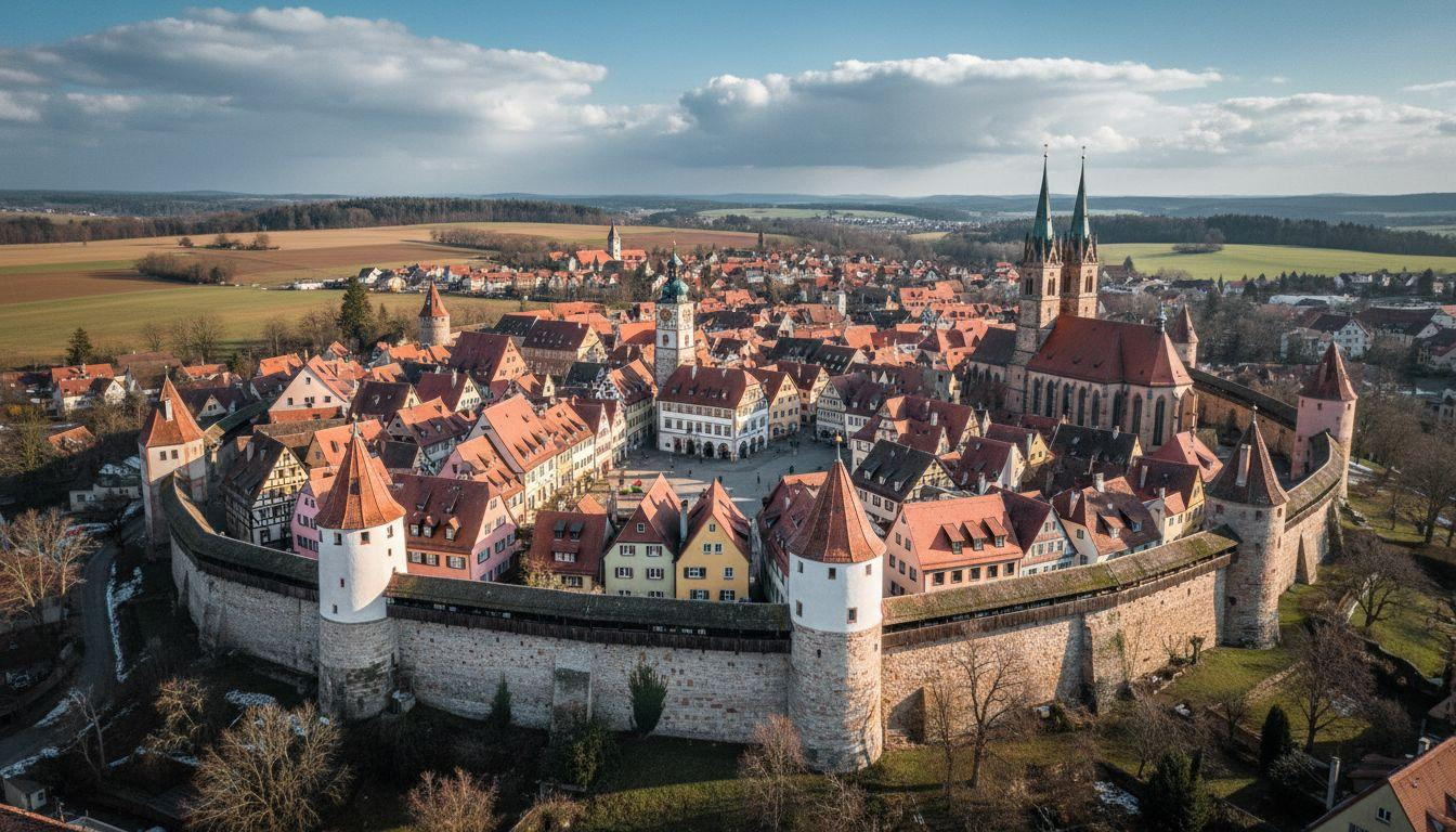 Better than Hallstatt where hotels cost $275 and Rothenburg keeps medieval walls for $165