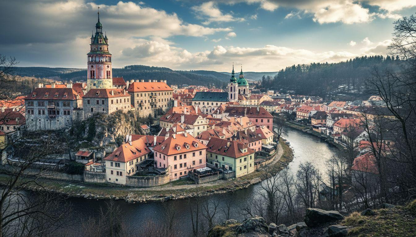 15 villages where castle towers rise 6 times higher than medieval houses below