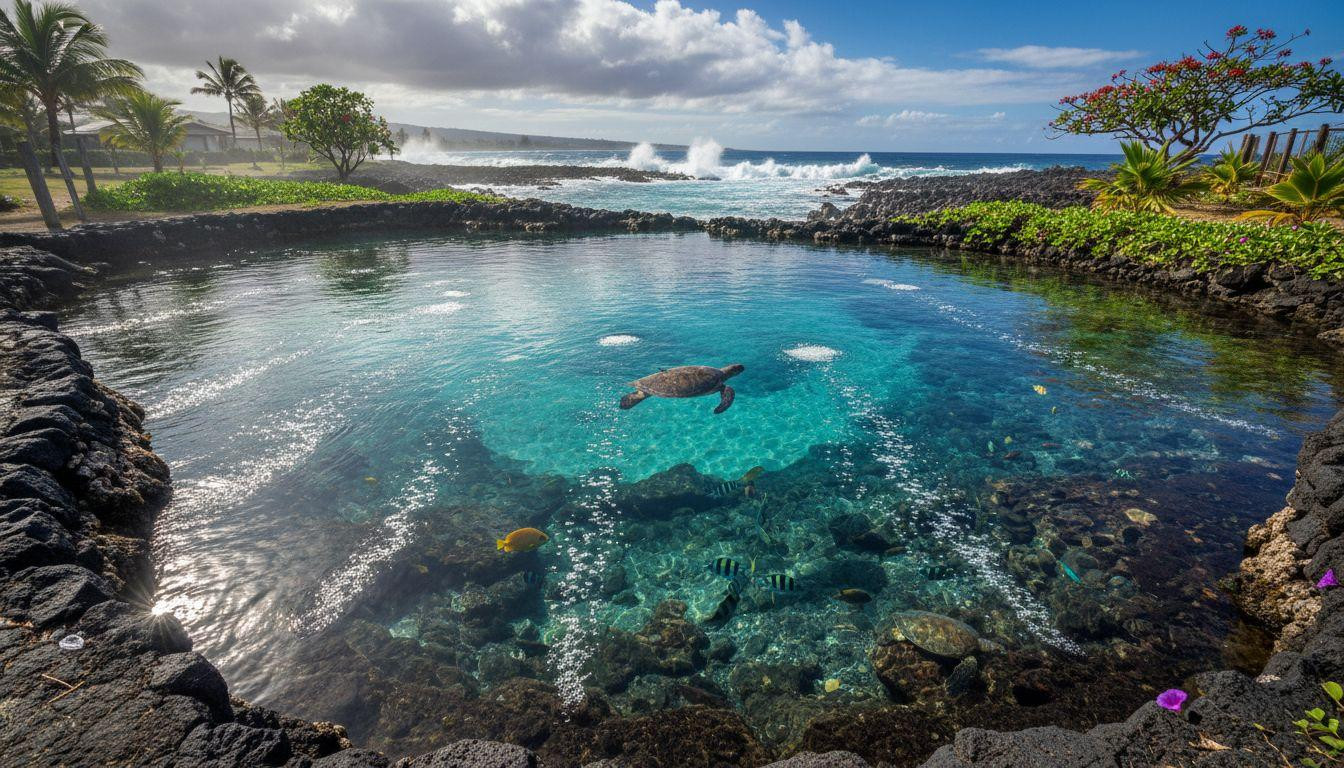 This warm pool bubbled like champagne where 2018 lava buried Big Island's thermal refuge
