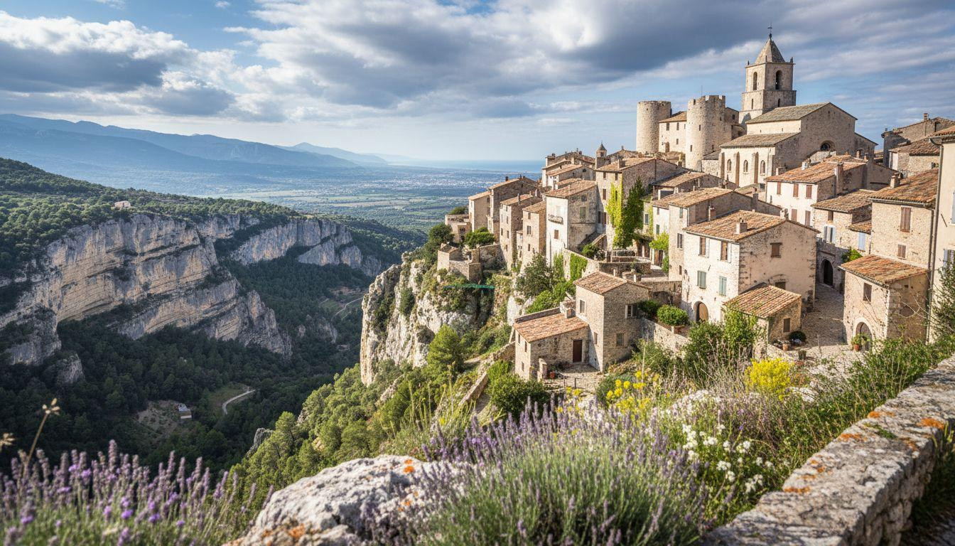 Better than Èze where tour buses idle and Gourdon keeps medieval craft at 760 meters
