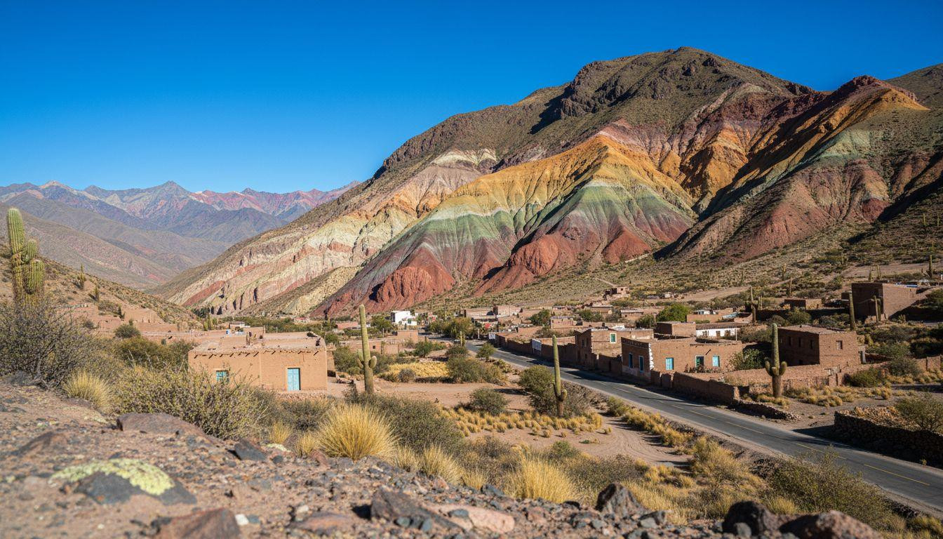 This valley hides 14 color mountains where 10,000 years of footpaths still guide travelers