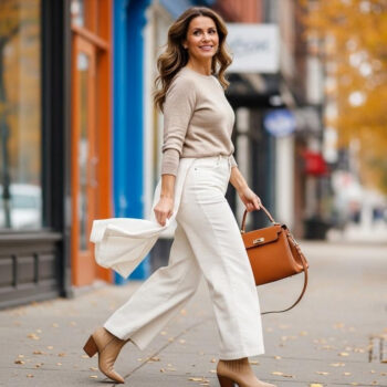 5 proportion tricks make wide-leg pants elongate legs by 50% without tailoring