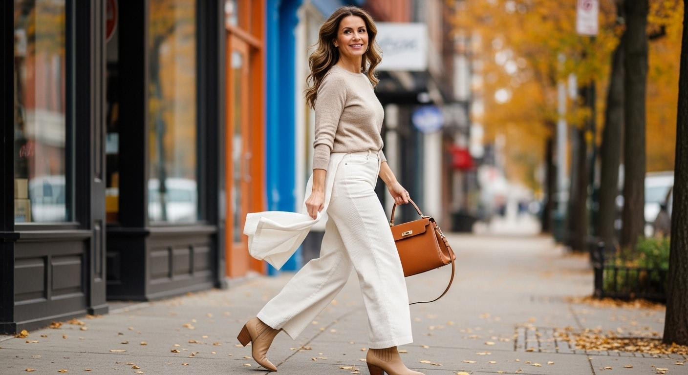 5 proportion tricks make wide-leg pants elongate legs by 50% without tailoring