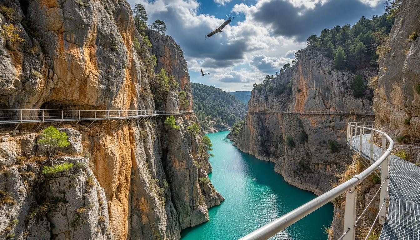 Better than Dolomites where via ferrata costs and Caminito keeps cliff walks for