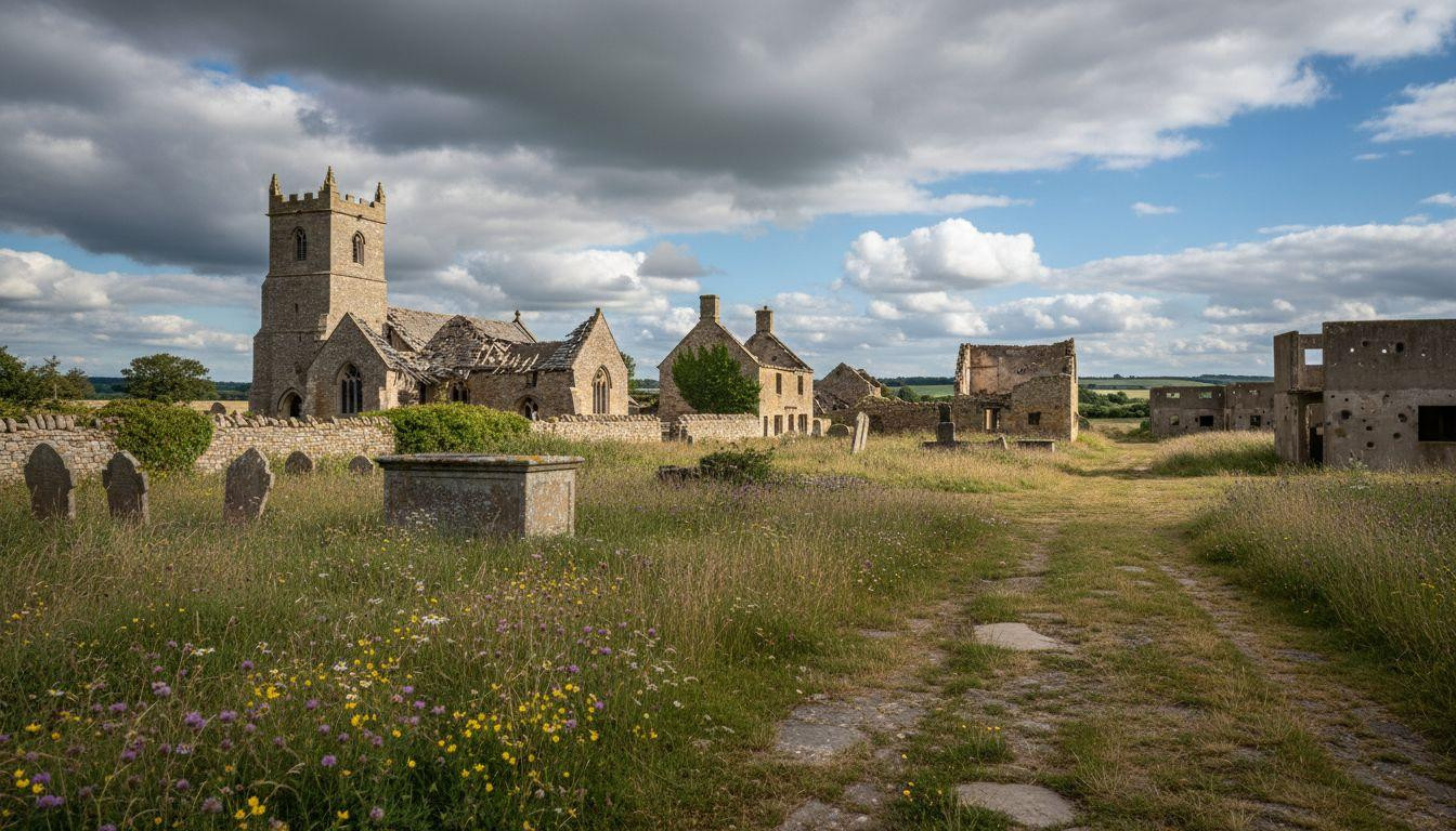 This village evacuated in 1943 opens 4 days a year inside a firing range