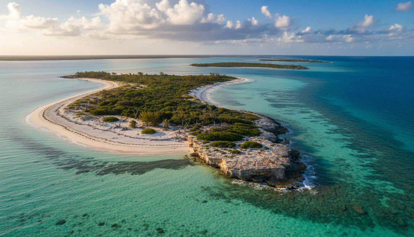 This Bahamas cay stays empty where turquoise water shows sand 10 feet down