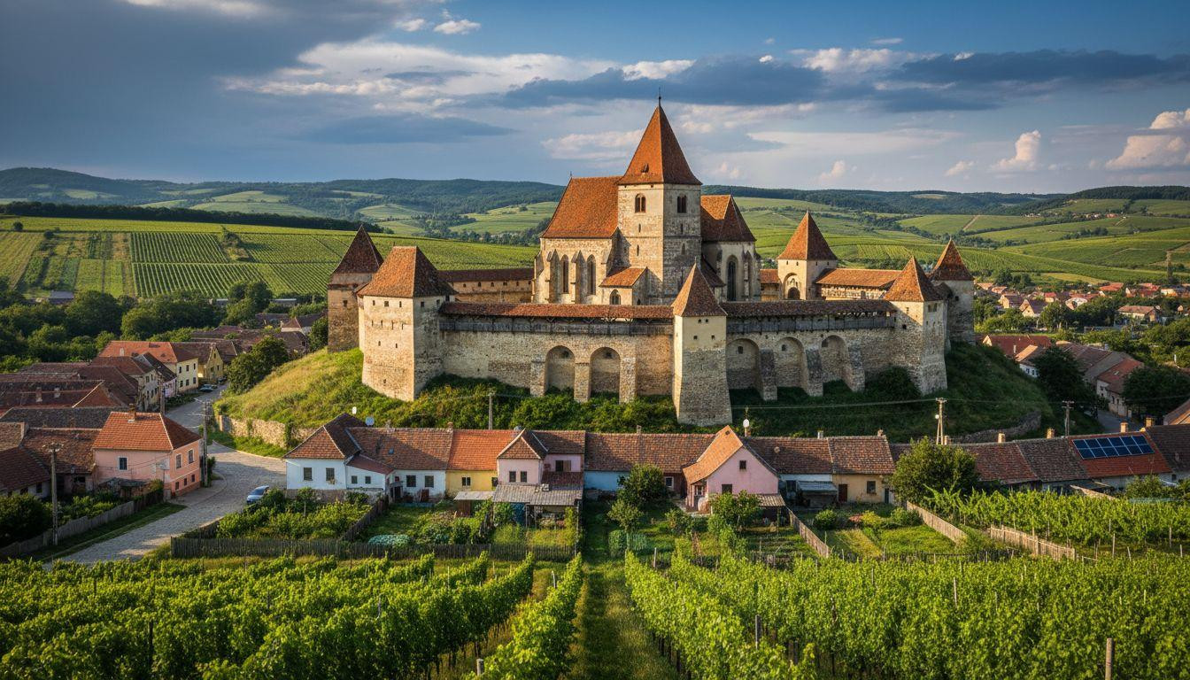 Better than Sighișoara where citadel rooms cost 5 and Biertan keeps unconquered walls for