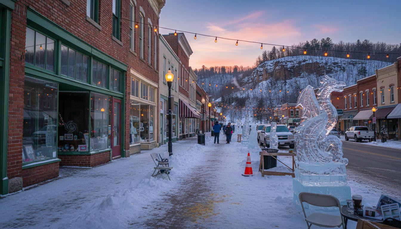 Forget Hocking Hills where cabins cost 0 and Loudonville carves ice for free