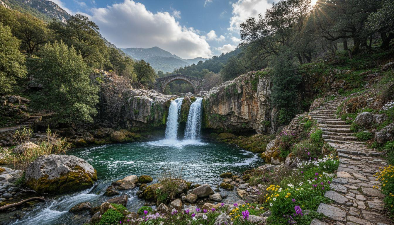 This Greek island hides waterfalls gushing through emerald valleys where hikers escape crowds