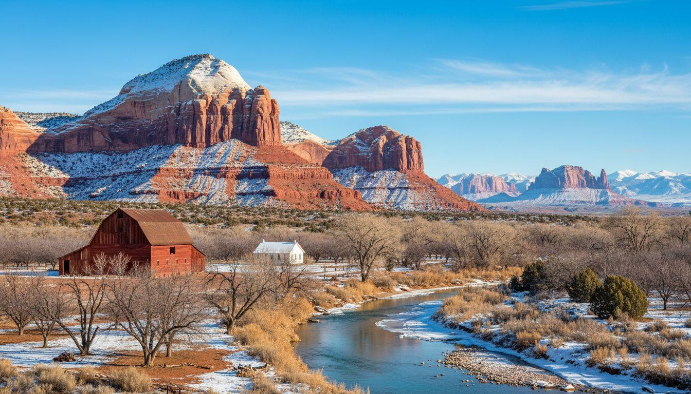 Better than Arches where permits cost and Capitol Reef keeps red rock for