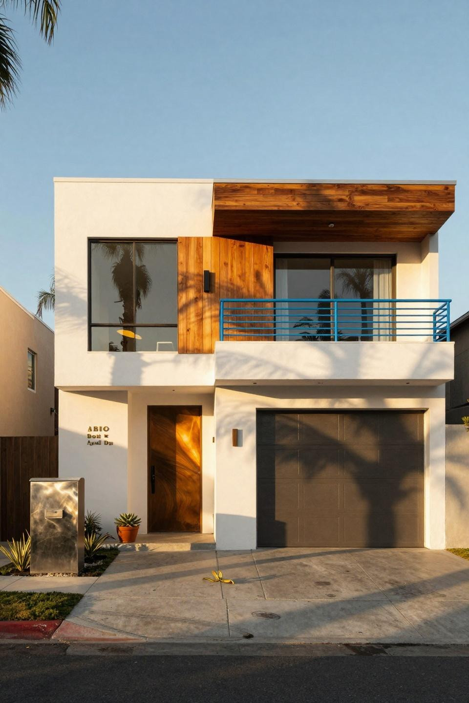 Bloxburg Mansion Ideas - mid-century exterior design