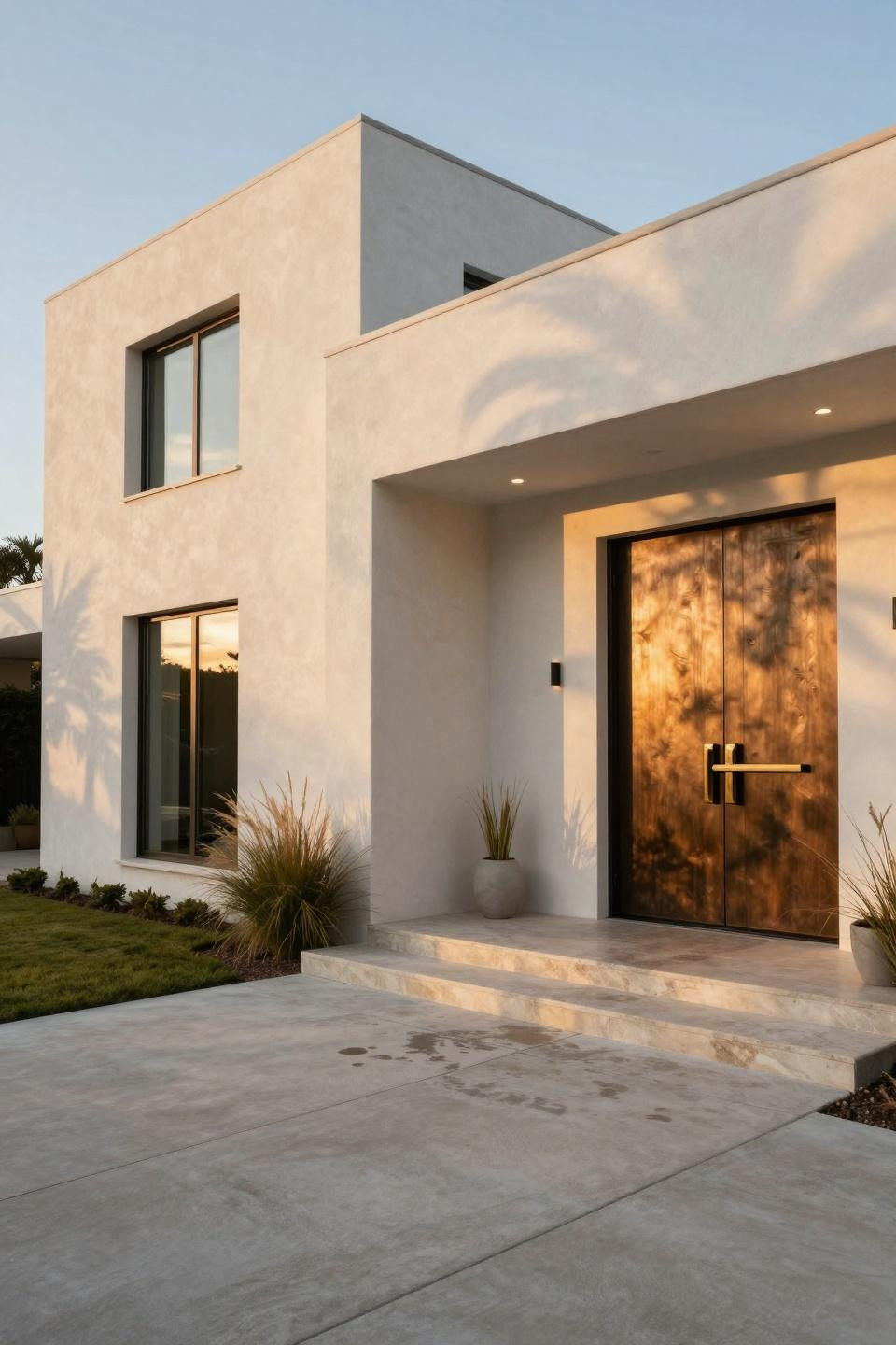 Bloxburg Mansion Ideas - modern home facade design