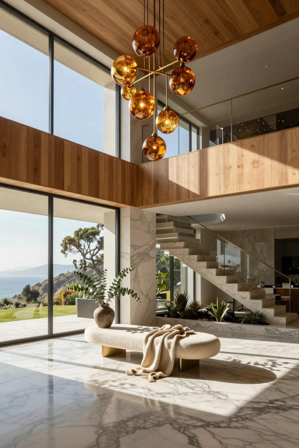 Bloxburg Mansion Ideas - grand entrance hall design