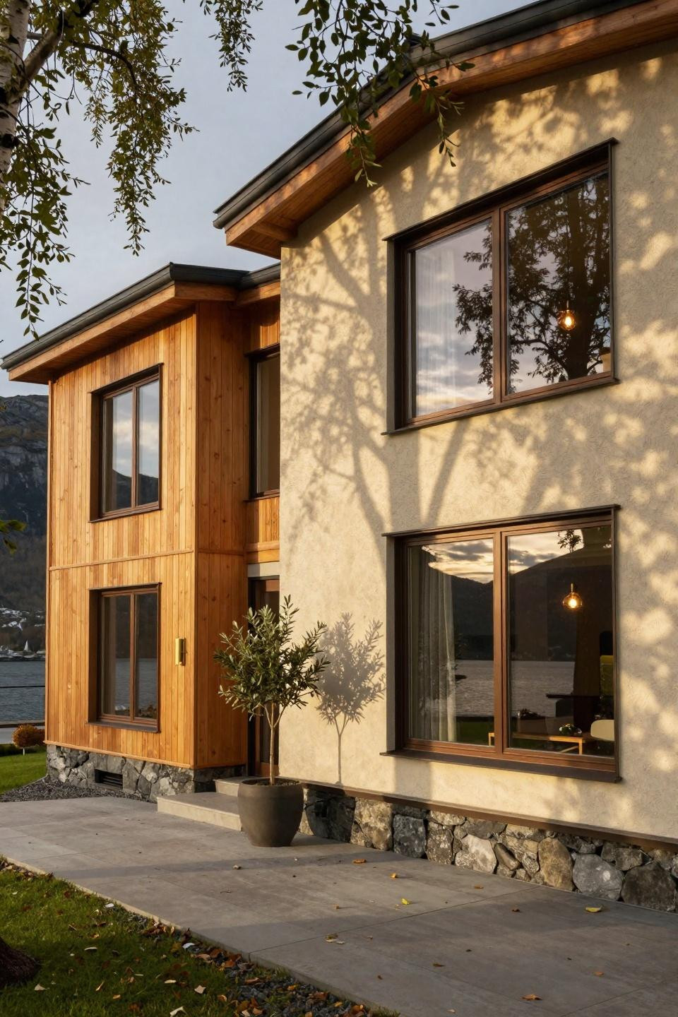 Bloxburg Mansion Ideas - Nordic mansion exterior design