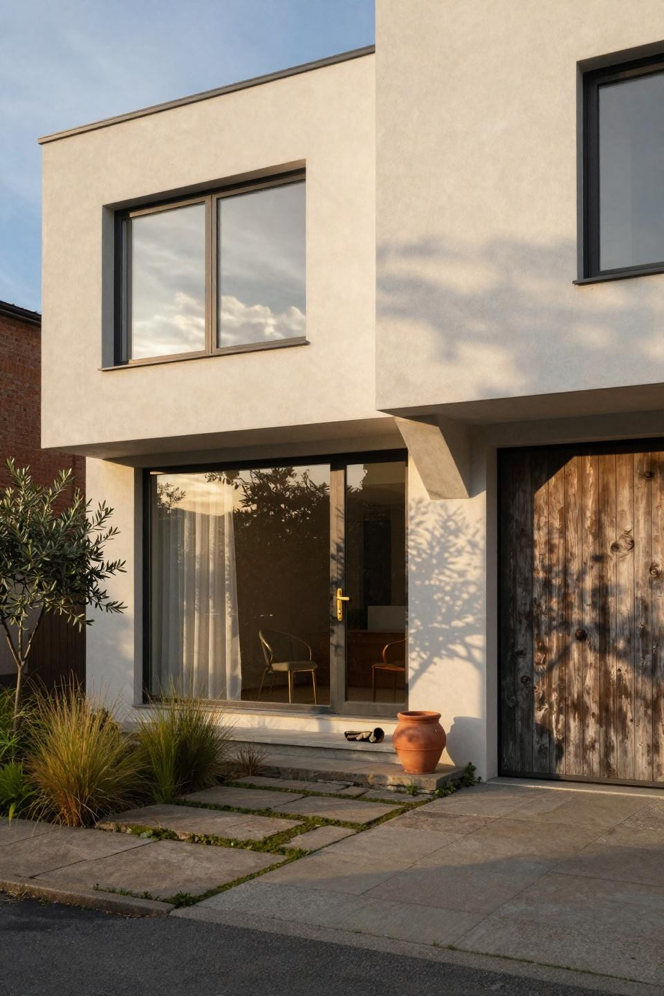 Bloxburg Mansion Ideas - Nordic mansion facade design