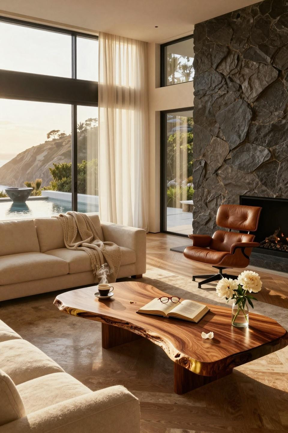 Bloxburg Mansion Ideas - beachside mansion interior