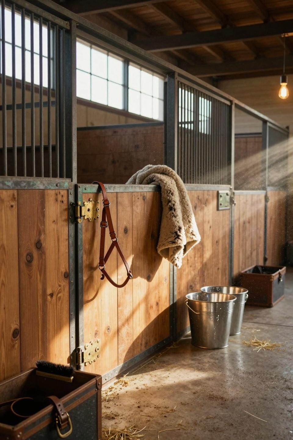 Horse barn ideas stables with efficient compact layout