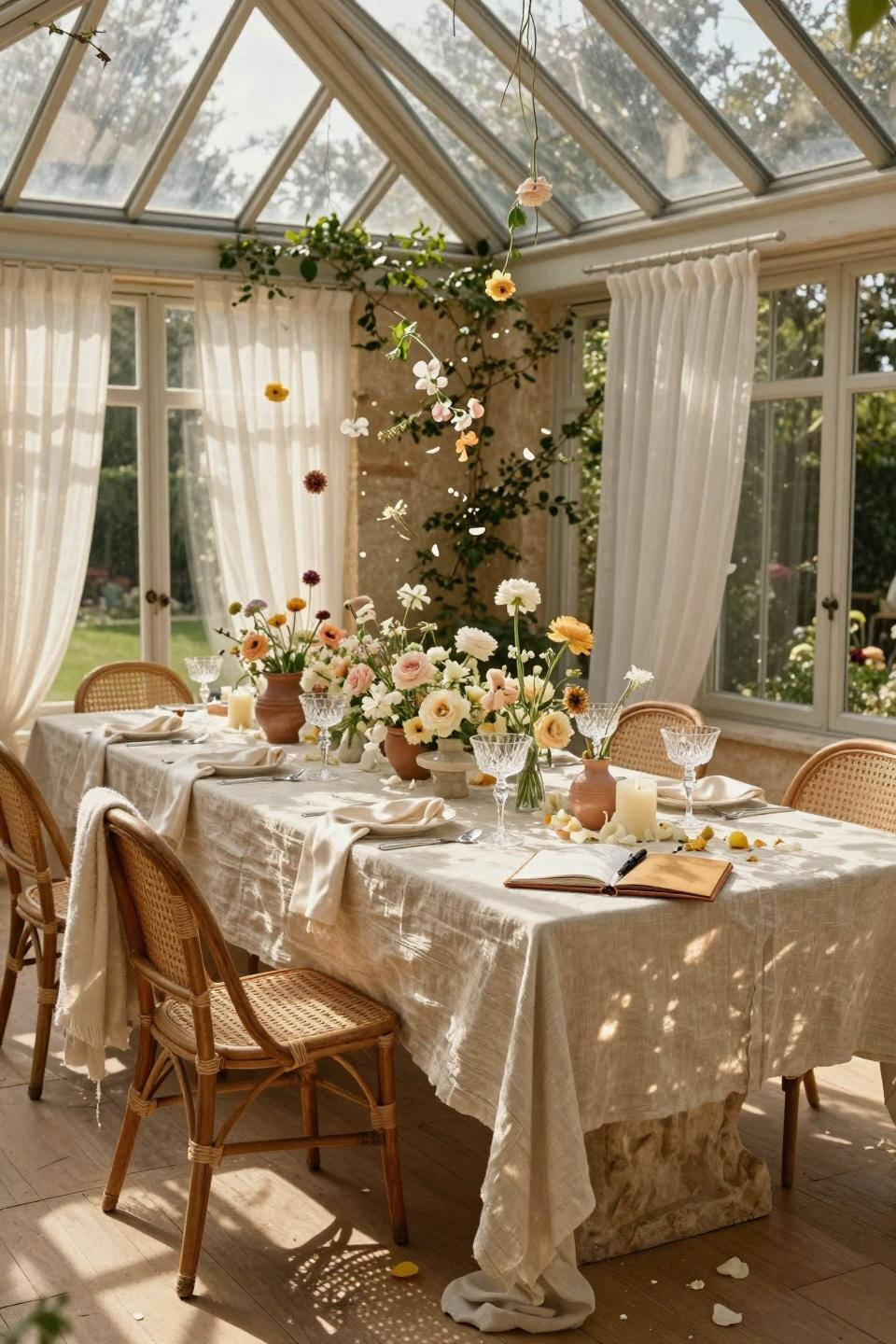 Love Is In Bloom Bridal Shower - Glass ceiling manor