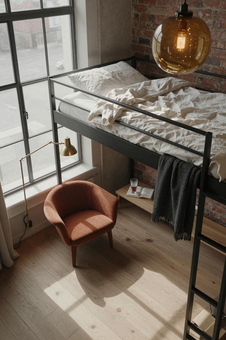Loft Beds For Teens - Scandinavian teen bedroom
