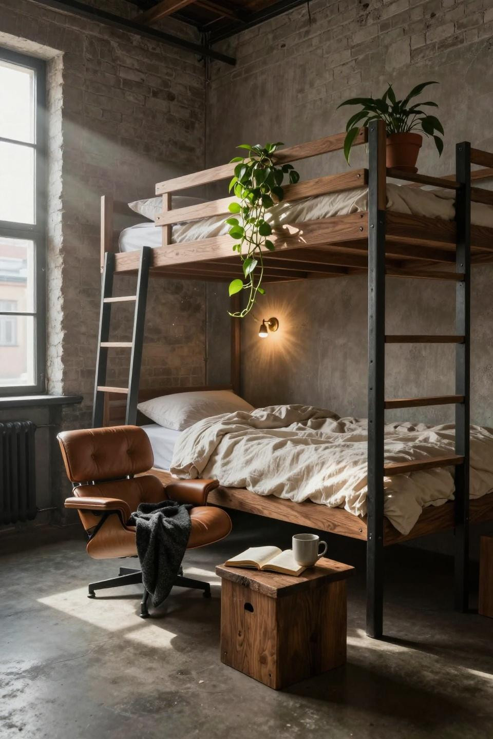 Adult Loft Bed For Small Rooms - maximized ceiling height