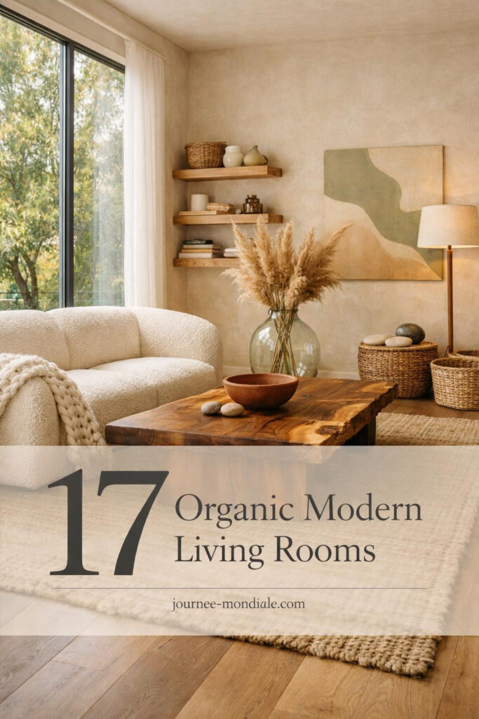 17 Organic Modern Living Rooms That Feel Like Pure Calm – World Day