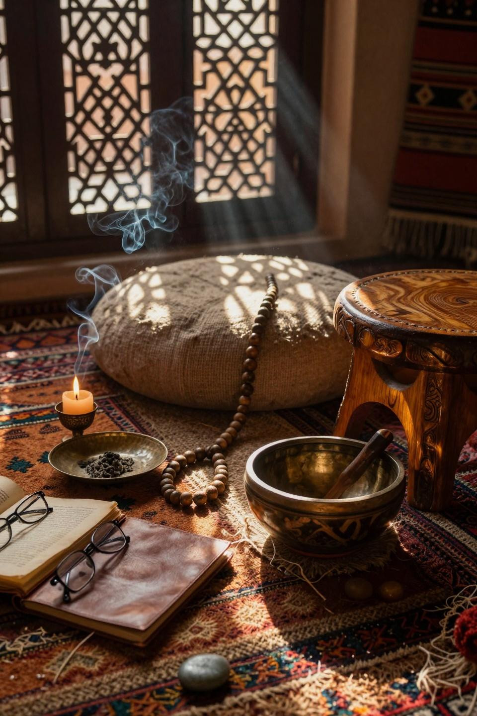 Spiritual Room Ideas - Marrakech riad with Berber textiles