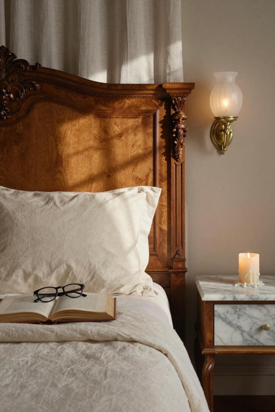 Unique bedroom design featuring Italian palazzo luxury