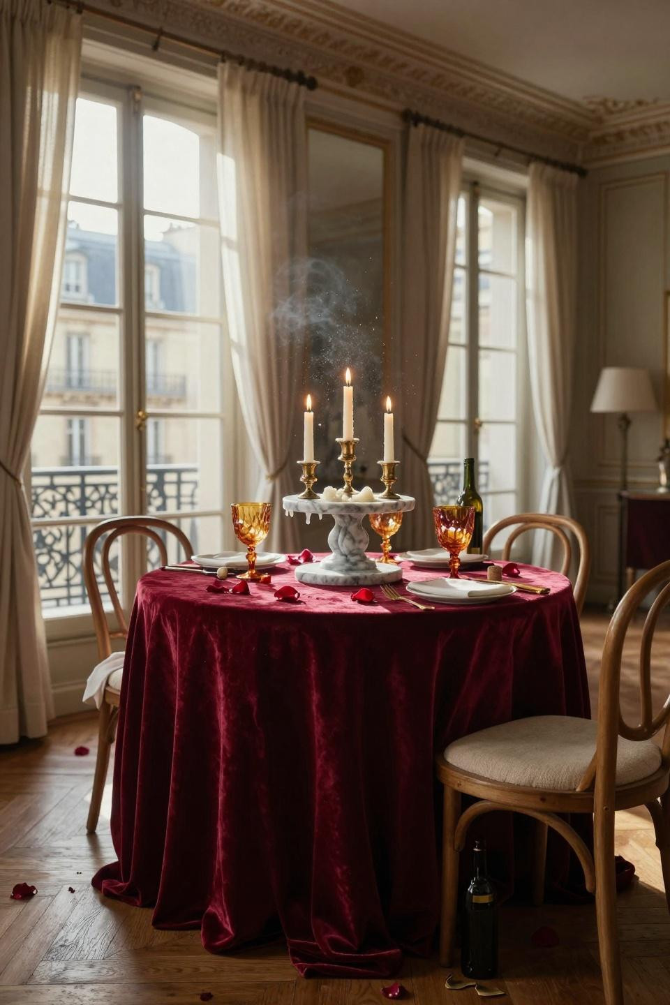 Valentines Day Decorations Restaurant - cozy restaurant corner table