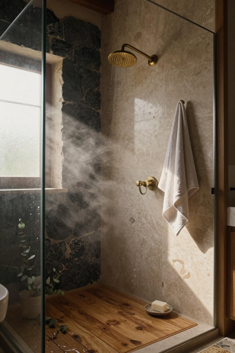 doorless showers walk in - seamless transition