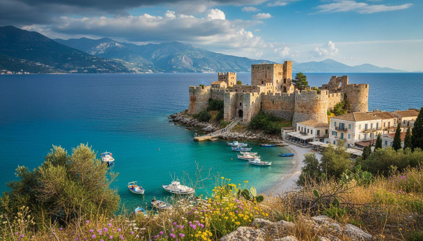 Forget Santorini where hotels cost 5 and Kassiopi keeps castle views for