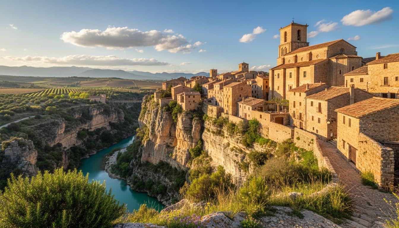 Better than Ronda where hotels cost $165 and Alquézar keeps canyon trails for $55